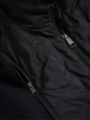 Ted Baker Blue Ederson Wool Blend Funnel Neck Coat - Image 5 of 6