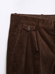 Mango Brown Regular Fit Corduroy Trousers - Image 6 of 6