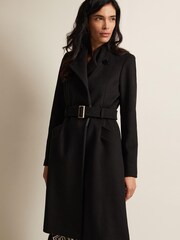 Phase Eight Black Wool Susanna Coat - Image 1 of 6