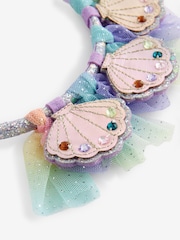 Bright Pink Shell Hair Crown - Image 4 of 4