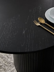 Black Conway 6-8 Extending Dining Table - Image 6 of 10