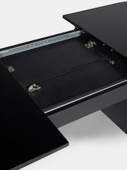 Black Conway 6-8 Extending Dining Table - Image 10 of 10