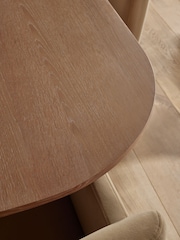 N. Premium Light Natural Aviano 6-8 Seater Extending Dining Table - Image 3 of 9