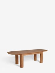 N. Premium Light Natural Aviano 6-8 Seater Extending Dining Table - Image 7 of 9