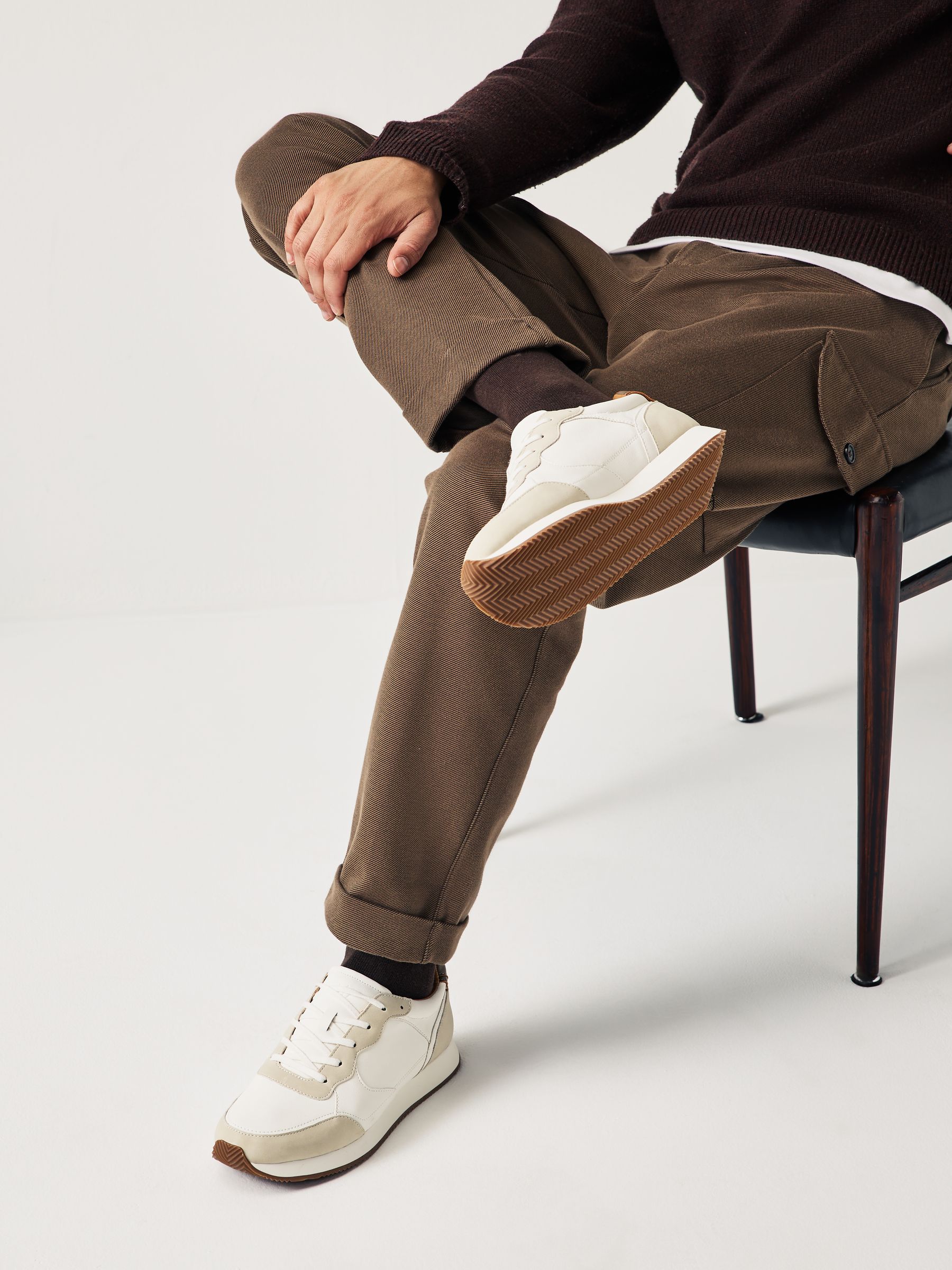 Buy White Trainers from Next Bahrain