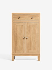 Natural Malvern Oak Effect Slim Sideboard - Image 5 of 8
