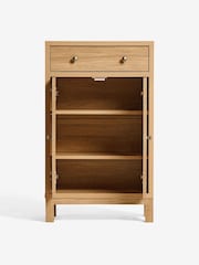 Natural Malvern Oak Effect Slim Sideboard - Image 6 of 8
