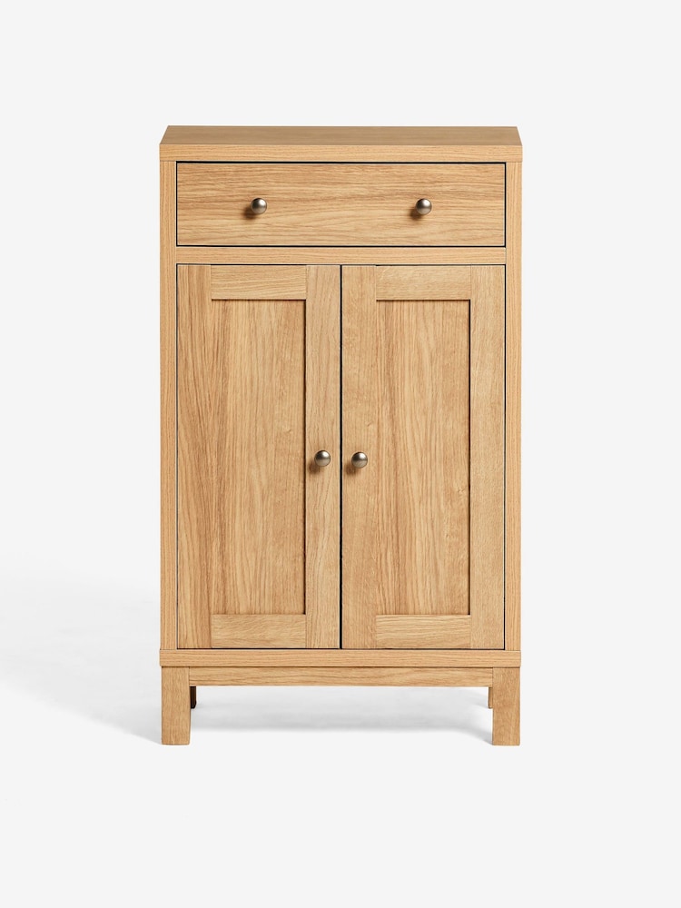 Natural Malvern Oak Effect Slim Sideboard - Image 8 of 8
