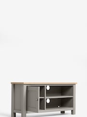Dove Grey Malvern Oak Effect Up to 50 inch Slim TV Unit - Image 7 of 10