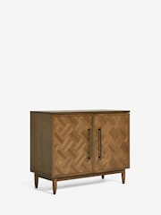 Dark Clayton Oak Marquetry Small Sideboard - Image 7 of 9