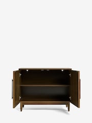 Dark Clayton Oak Marquetry Small Sideboard - Image 8 of 9