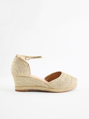 Gold - Forever Comfort® Schuhe mit geschlossener Zehenpartie und Keilabsatz - Bild 2 von 6
