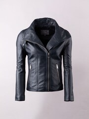Lakeland Leather Blue Moresby Leather Jacket - Image 3 of 6