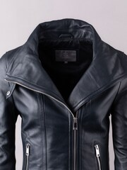 Lakeland Leather Blue Moresby Leather Jacket - Image 4 of 6