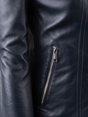 Lakeland Leather Blue Moresby Leather Jacket - Image 5 of 6