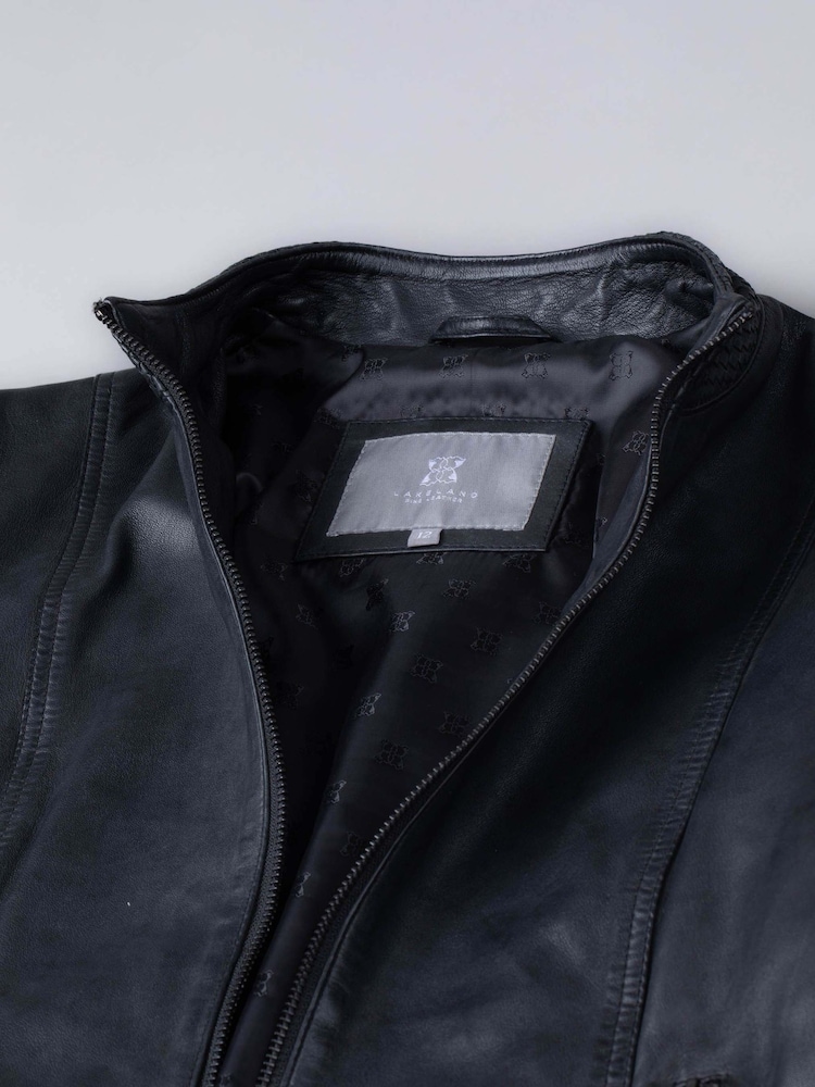 Lakeland Leather Black Anthorn Leather Jacket - Image 5 of 7