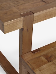 Natural Jefferson Solid Wood Pine 4 Seater Dining Table and Bench Set - Image 7 of 7