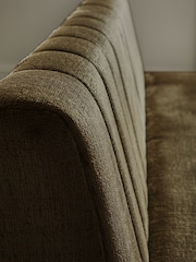 Plush Chenille Moss Green Anderson Storage Dining Bench - Image 5 of 9