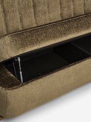 Plush Chenille Moss Green Anderson Storage Dining Bench - Image 9 of 9