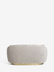 Lipsy Silver Grey Soft Chenille Laurel 2 Seater Sofa - Image 5 of 7