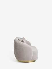 Lipsy Silver Grey Soft Chenille Laurel 2 Seater Sofa - Image 7 of 7