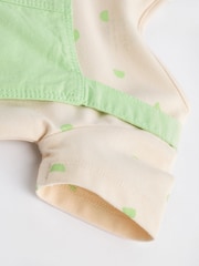 Neongrün - Set mit gewebter Latzhose und Body (0 Monate bis 2 Jahre) - Bild 11 von 13