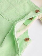 Neongrün - Set mit gewebter Latzhose und Body (0 Monate bis 2 Jahre) - Bild 13 von 13