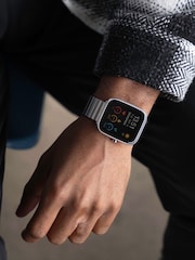Sekonda Unisex Silver Tone Motion Plus Smart Watch With Case And Stainless Steel Bracelet With LCD Dial - Image 1 of 6