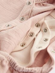Neutral Bear Woven Dungarees And Bodysuit Set (0mths-2yrs) - Image 6 of 7