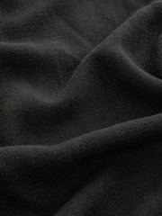Schwarz - Overall mit Leinenanteil und Knopfleiste - Bild 5 von 5