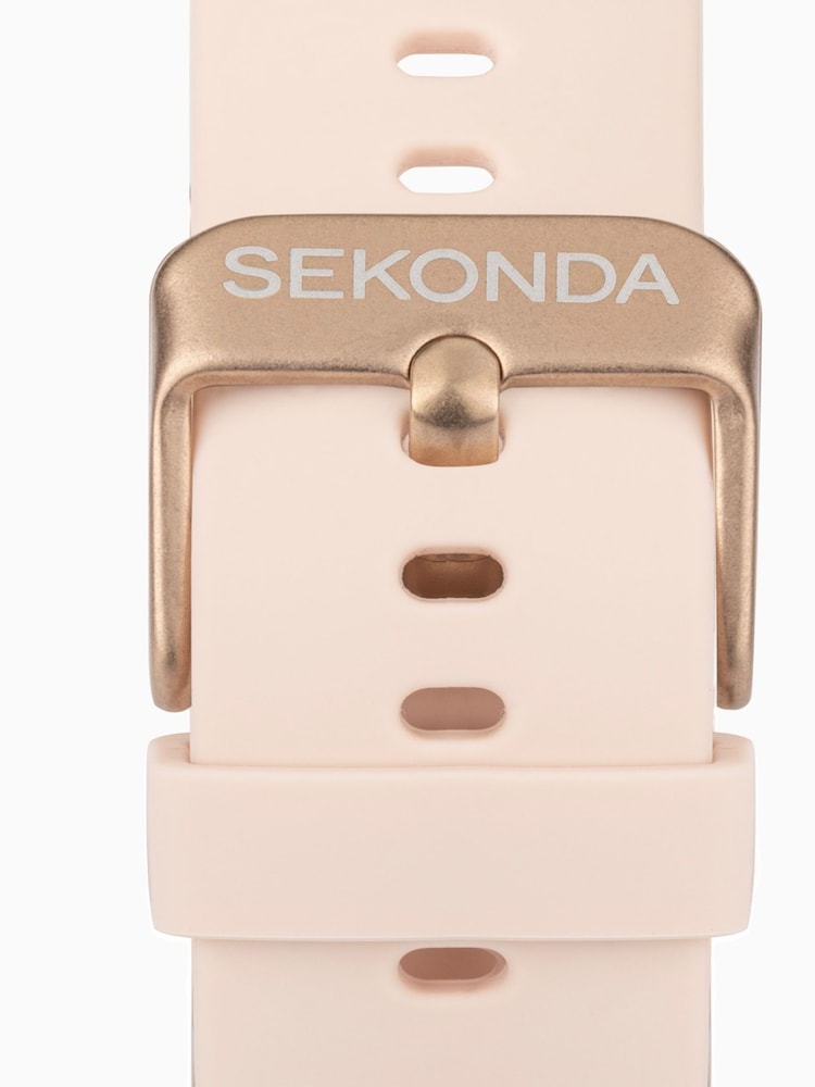 Sekonda Unisex Pink Motion Plus Smartwatch With Case And Silicone Strap With LCD Dial - Image 6 of 6