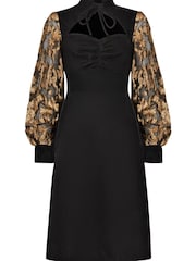 Joe Browns Black Celeste Velvet Dress - Image 7 of 7