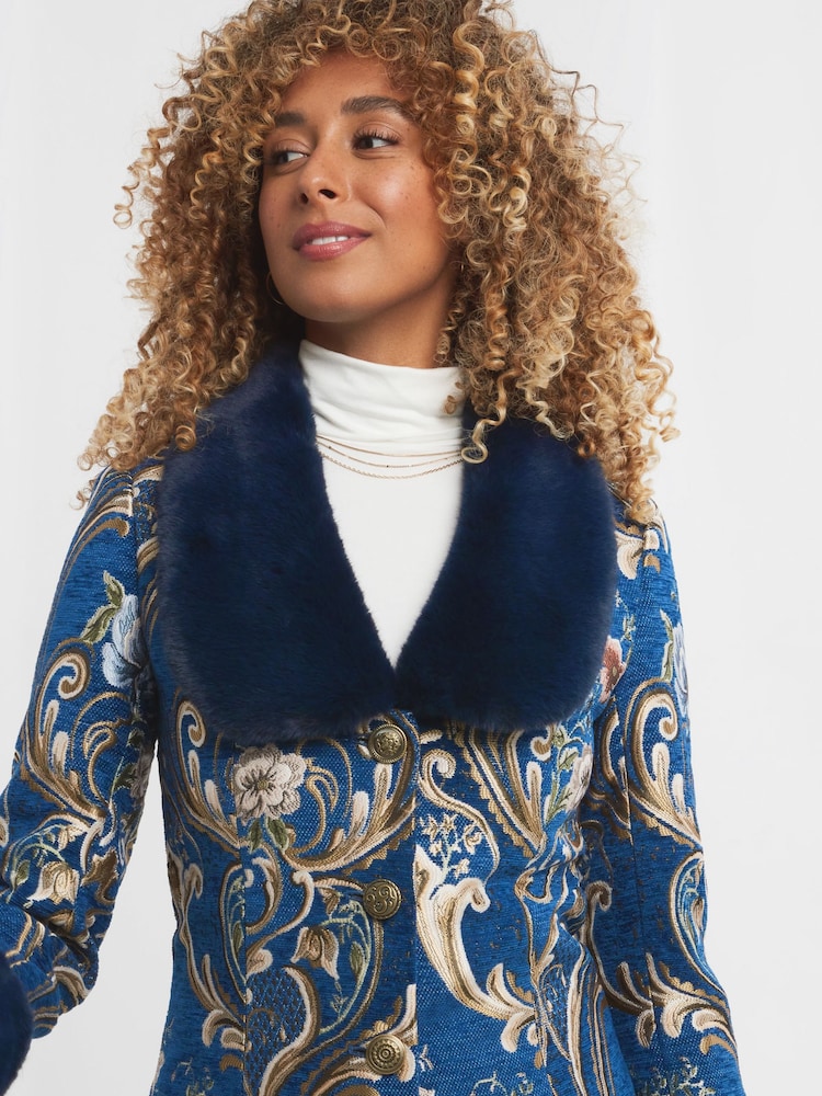 Buy Joe Browns Blue What A Statement Longline Coat from Next Austria