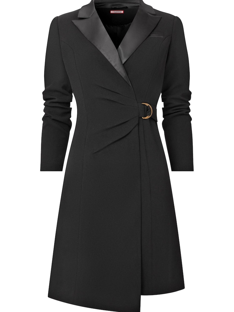 Joe Browns Black Sexy Tuxedo Wrap Dress - Image 7 of 7