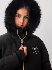 Baker by Ted Baker Black Shower Resistant Coat - Image 10 of 16