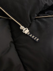 Baker by Ted Baker Black Shower Resistant Coat - Image 14 of 16