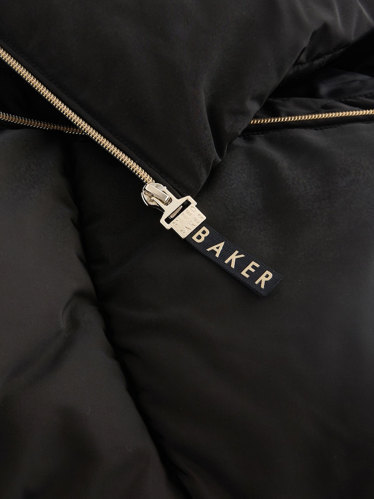Baker by Ted Baker Black Shower Resistant Coat - Image 14 of 16