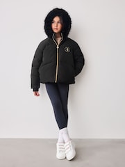 Baker by Ted Baker Black Shower Resistant Coat - Image 2 of 16