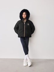Baker by Ted Baker Black Shower Resistant Coat - Image 6 of 16