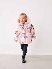 Baker by Ted Baker Pink Floral Padded Coat - Image 1 of 16