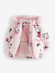 Baker by Ted Baker Pink Floral Padded Coat - Image 11 of 16