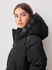 Baker by Ted Baker Shower Resistant Long Padded Coat - Image 6 of 15