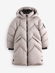 Baker by Ted Baker Shower Resistant Long Padded Coat - Image 10 of 16