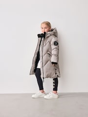 Baker by Ted Baker Shower Resistant Long Padded Coat - Image 6 of 16