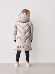 Baker by Ted Baker Shower Resistant Long Padded Coat - Image 7 of 16