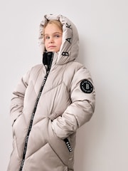 Baker by Ted Baker Shower Resistant Long Padded Coat - Image 8 of 16