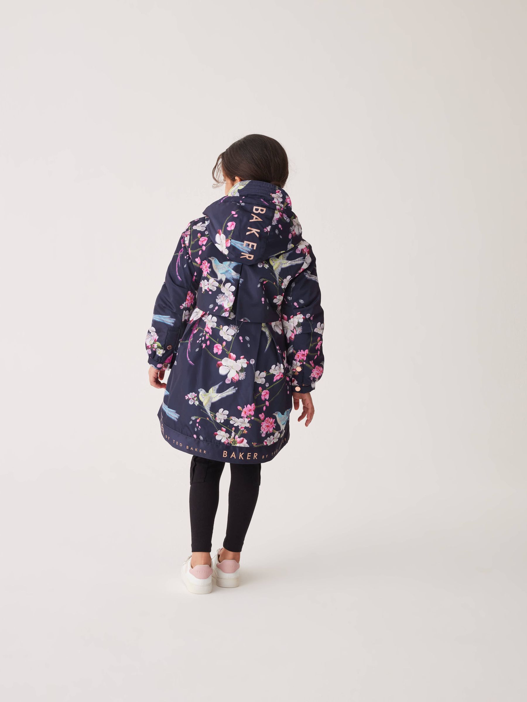 商品画像：Buy Baker by Ted Baker Navy Shower Resistant Printed 2