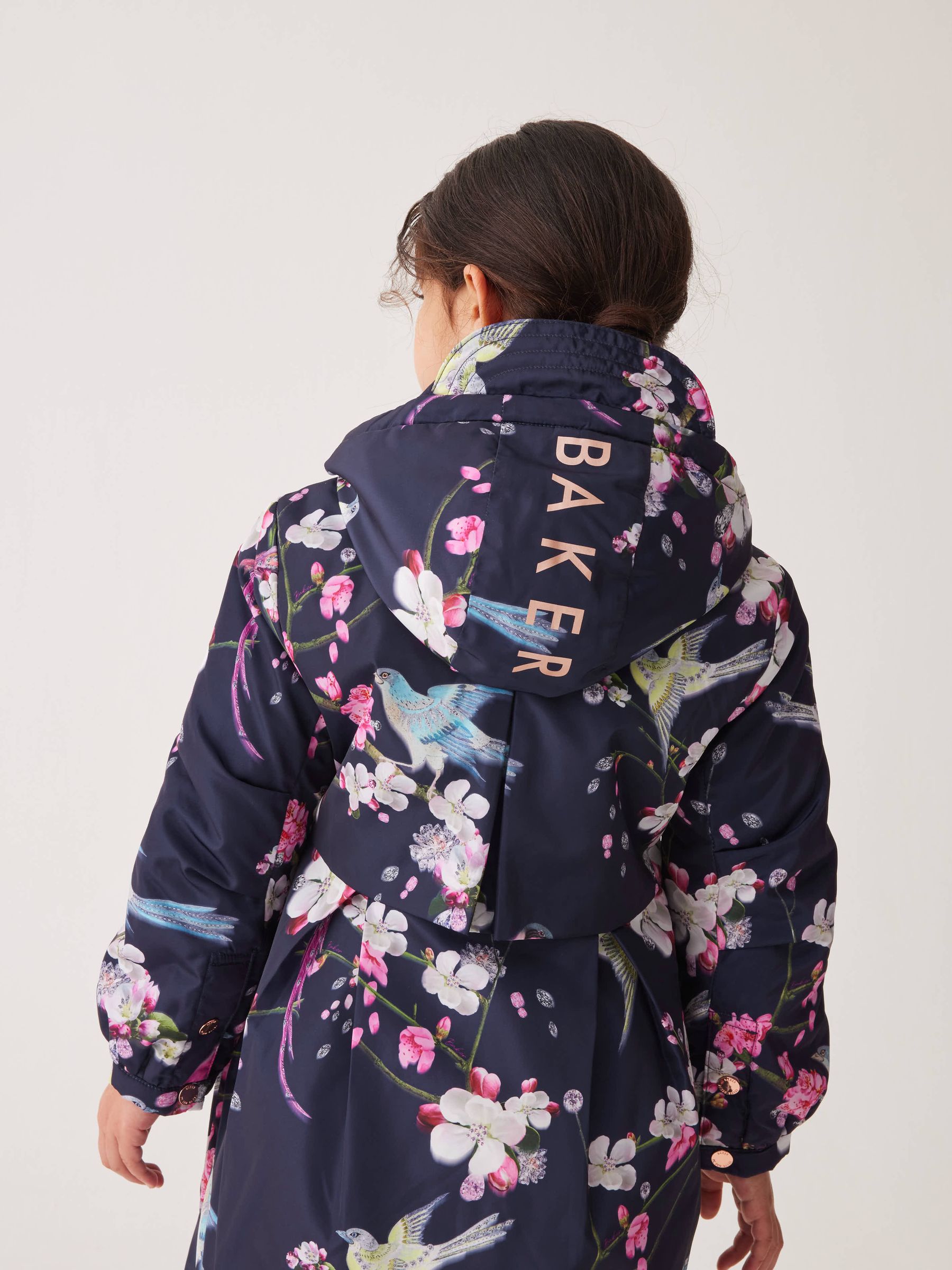 新作人気 Buy Baker by Ted Baker Navy Shower Resistant Printed ジャケット・アウター