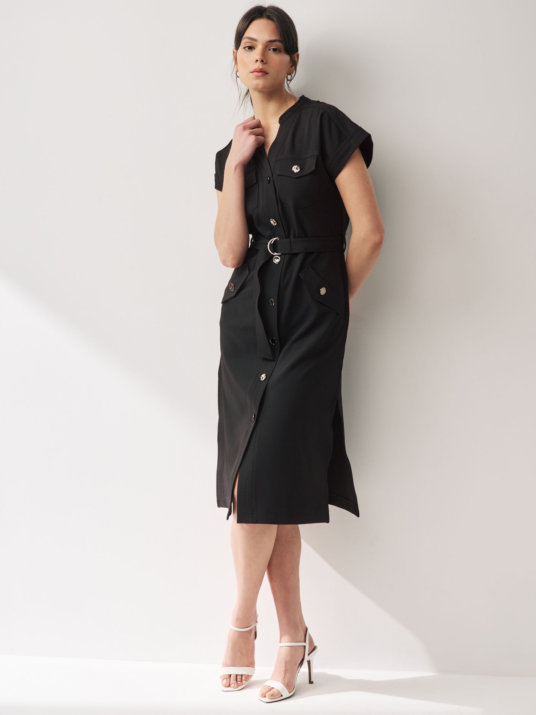 Black utility dress shop