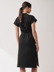 Schwarz - Zweckmäßiges Midikleid - Bild 3 von 6